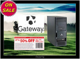 GATEWAY P4 3.0GHZ 512MB 1TB WinXP SP3 E4300 E4500 E4600 TOWER