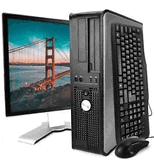 DELL Core 2 Duo WIN 7 Pro LCD MONITOR OptiPlex 360 380 760 780 Desktop