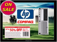 HP PD 2.8GHz 8GB 500GB W7 64bit -HP Business Desktop DC7100 DC7600 DC7700 Desktop Computer - Refurbished - Intel PentiumD - Small Form Factor - Windows 7 Professional