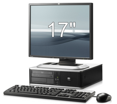 C2D 3.0GHZ 8G 750GB W7(64)17in LCD HP DC7800 DC7900 Desktop