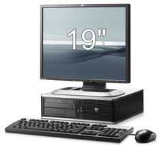C2D 3.0GHZ 8G 500GB W7(64)19in LCD HP DC7800 DC7900 Desktop