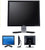 DELL 17 inch 1707FP 1708FP LCD Monitor 1280x1024/600:1 Native/8ms/DVI/VGA/Black