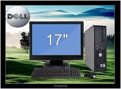 C2D 3.0GHZ 8G 750GB W10(64)17in LCD Dell Optiplex 330 360 745 755 Desktop