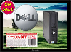 Dell PD 3.0GHZ 4GB 160GB Win7 Pro32bit GX520 GX620 GX745 Desktop